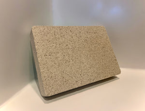 Rounded Vermiculite Refractory Block 6.5x4.5x1"