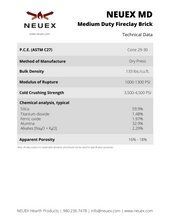 Load image into Gallery viewer, NEUEX Firebricks (9 x 4.5")